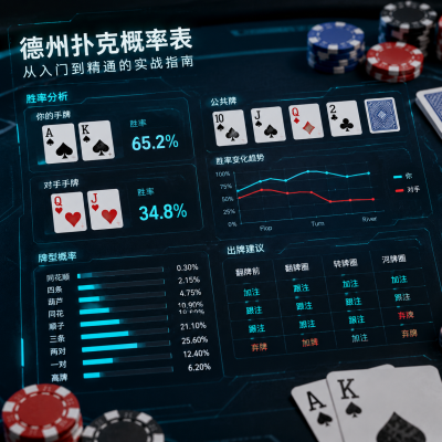 德州扑克概率表：从入门到精通的实战指南