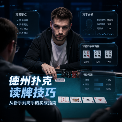 德州扑克读牌技巧：从新手到高手的实战指南