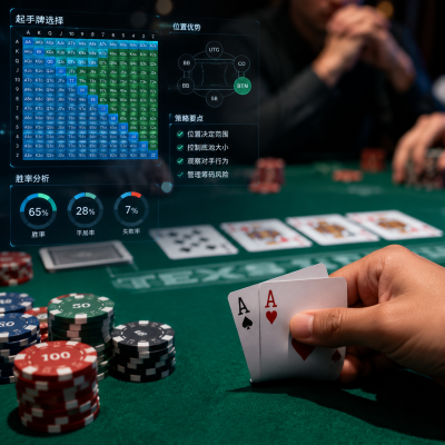 新德州扑克入门与实战策略:从新手到高手的进阶指南