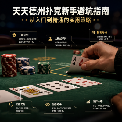 天天德州扑克新手避坑指南：从入门到精通的实用策略
