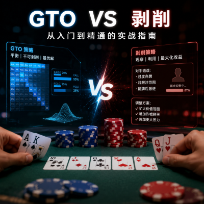 德州扑克GTOvs剥削：从入门到精通的实战指南