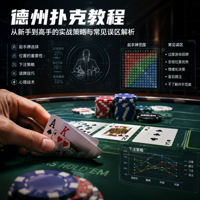 德州扑克教程:从新手到高手的实战策略与常见误区解析
