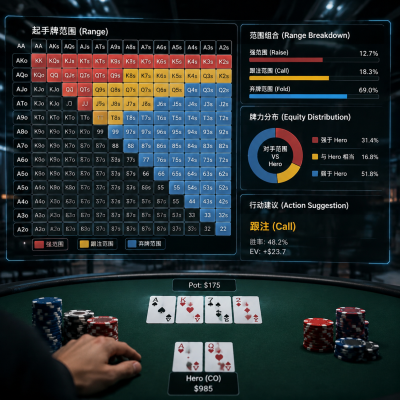 德州扑克范围视觉化：从新手到高手的思维升级指南