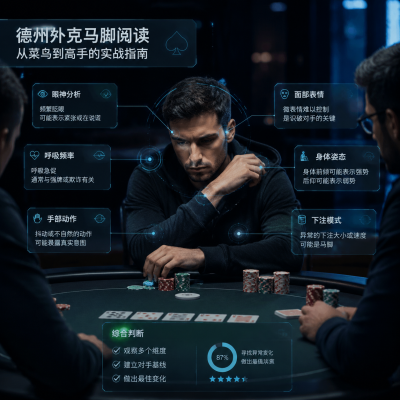 德州扑克马脚阅读：从菜鸟到高手的实战指南