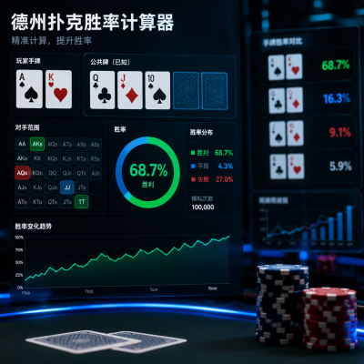 德州扑克胜率计算器：从入门到精通的实战指南