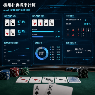 德州扑克概率计算：从入门到精通的实战指南